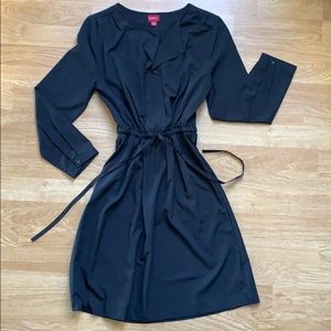 Fun front tie black dress